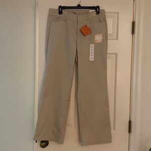 Dockers Khaki work pants.  Slim fit 12M